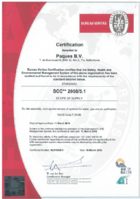VCA SCC certificate march 2016